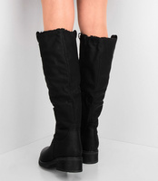 Kozaki damskie Sixth Sens F125 Czarne