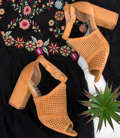 Sandałki damskie Laura Mode TS-2 Brązowe