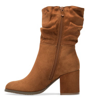 Botki damskie Super Mode 5497 Brązowe