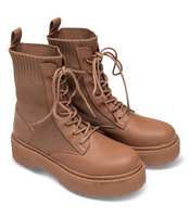 Botki damskie Sixth Sens JW89 Brązowe