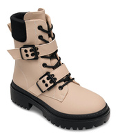 Botki damskie Sixth Sens JW132 Beżowe