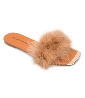 Klapki damskie Laura Mode F-17 Brązowe