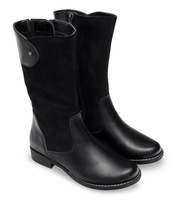 Kozaki damskie Pesco 1776 Czarne