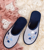 Kapcie damskie Natural Style NS-085 Granatowe