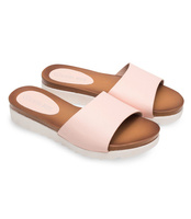 Klapki damskie Laura Mode H10 Różowe