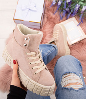 Trampki damskie Be.Sport F055 Khaki