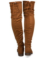 Kozaki damskie Sixth Sens F107 Brązowe