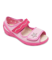 Sandałki dziecięce Befado 433X032 Różowe