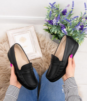 Mokasyny damskie Pesco 1915 Czarne