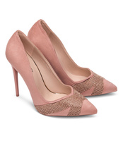 Czółenka damskie Mulanka B-84 Różowe