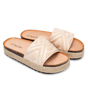 Klapki damskie Sixth Sens H11 Beżowe