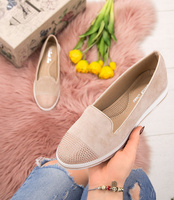 Mokasyny damskie Sixth Sens 888-20 Beżowe