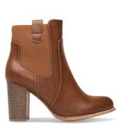 Botki damskie Super Mode 3654 Brązowe