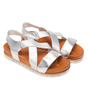 Sandałki damskie Bello Star WS19 Srebrne