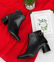 Botki damskie Stagórs 1716-01 Czarne