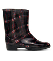 Kalosze damskie Lano ANX-01 Black/Red