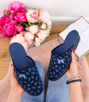 Kapcie damskie Befado 219D477 Granatowe