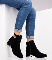 Botki damskie Abloom F820 Czarne