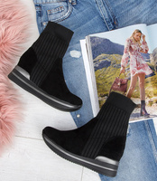 Botki damskie Sixth Sens JW63 Czarne