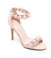 Sandałki z ćwiekami LB527 Beżowe Szpilki