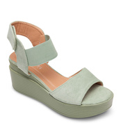 Sandałki damskie Shoesita BE-9011 Zielone