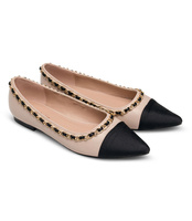 Balerinki damskie Bellamica Y2042 Beżowe