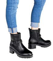 Botki damskie Abloom X9110 Czarne