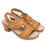 Sandały damskie Sabatina K16906 Brązowe