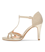 Sandałki damskie Laura Mode CQ01 Złote