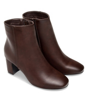 Botki damskie Super Mode 5800 Brązowe