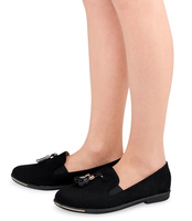 Balerinki damskie Miss Laura W-132 Czarne