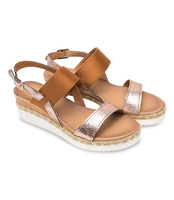 Sandałki damskie Sixth Sens S102 Brązowe