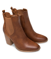 Botki damskie Sixth Sens C682 Brązowe