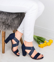 Sandałki damskie Super Mode 3454 Granatowe