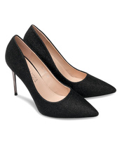 Czółenka damskie Laura Mode QL-131 Czarne