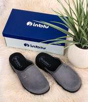 Kapcie męskie Inblu PO-75 Szare