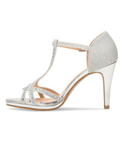 Sandałki damskie Laura Mode CQ01 Srebrne