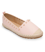 Espadryle damskie Ideal Shoes H-6556 Różowe