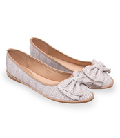 Balerinki damskie Ideal Shoes M-8805 Wielokolorowe