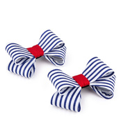 Klipsy do butów w Biało-Niebieskie paski M