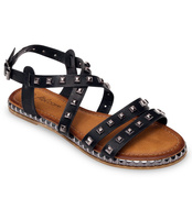 Sandałki damskie Abloom WL193 Czarne