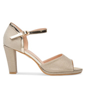 Sandałki damskie Laura Mode WXL001 Złote