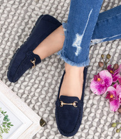 Mokasyny damskie Skotnicki P-3-0567 Granatowe