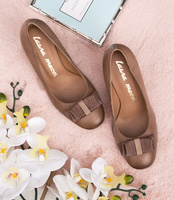 Czółenka damskie Laura Messi 835 Brązowe