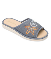 Kapcie damskie Natural Style NS-052 Szare