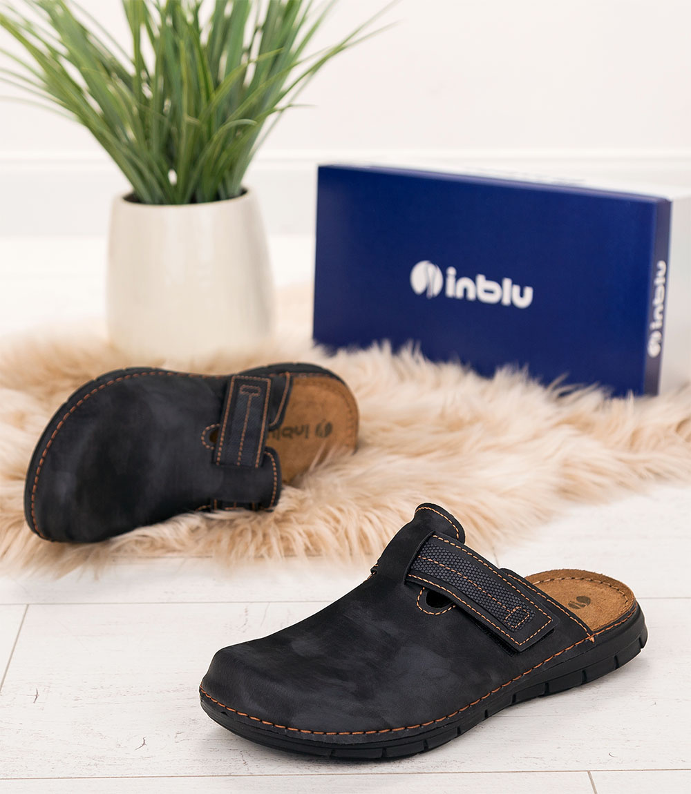 Klapki męskie Inblu DT-16 Czarne