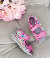 Sandałki dziecięce Befado 242P092 Szare