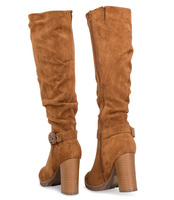 Kozaki damskie Sixth Sens F163 Brązowe