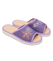 Kapcie damskie Natural Style NS-052 Fioletowe