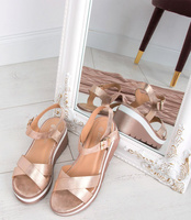 Sandałki damskie Shoesita 6295 Szampańskie